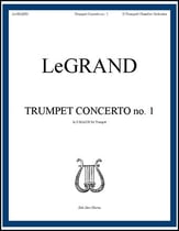 Trumpet Concerto no. 1 in D Major Orchestra sheet music cover